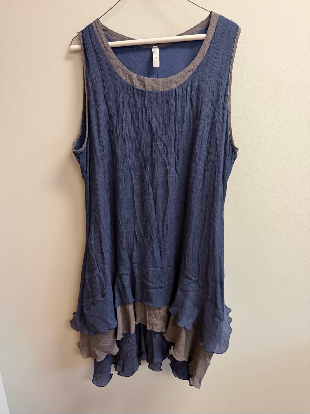 100% Cotton Ruffle Dress By ARIA